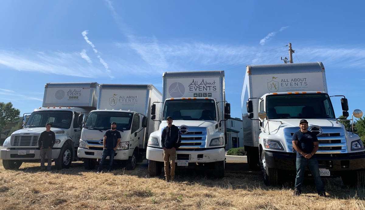 All About Events Delivery Trucks